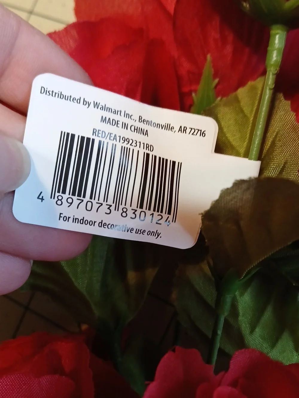 Red Artificial Rose Bouquet